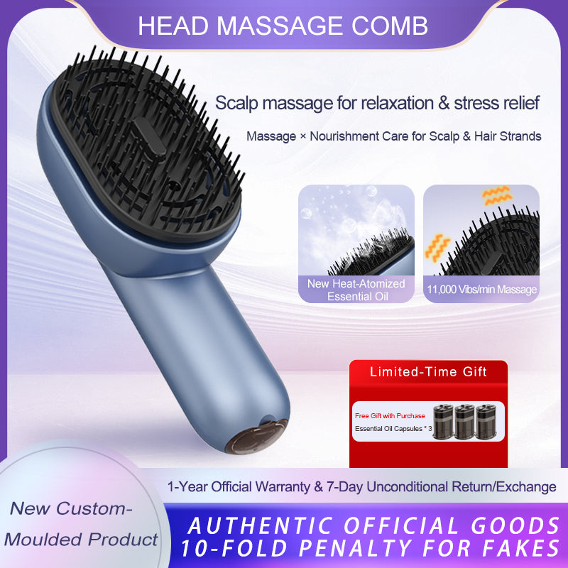 3-in-1 EMS, Thermal & Oil-Dispensing Comb