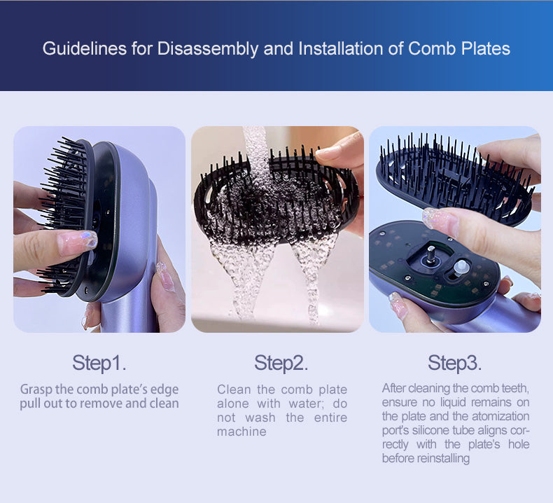 3-in-1 EMS, Thermal & Oil-Dispensing Comb