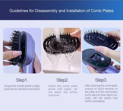 3-in-1 EMS, Thermal & Oil-Dispensing Comb