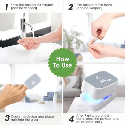 Rapid-Action Healthy Nail LED Revitalizer